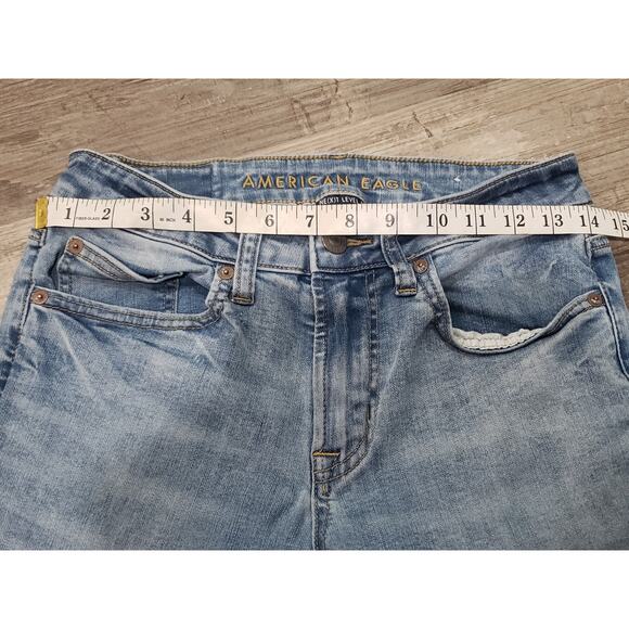 American Eagle Next Level Flex Light Washed Skinny Leg Jeans | Size 28x32 - Picture 5 of 6